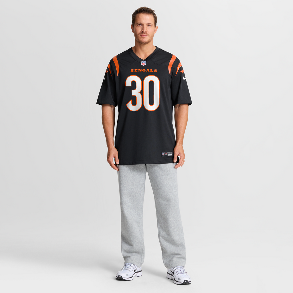 Cincinnati Bengals Chase Brown Nike Team Game Jersey - Black