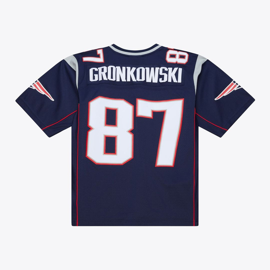 New England Patriots Rob Gronkowski Mitchell & Ness Big & Tall 2010 Legacy Retired Player Jersey - Navy