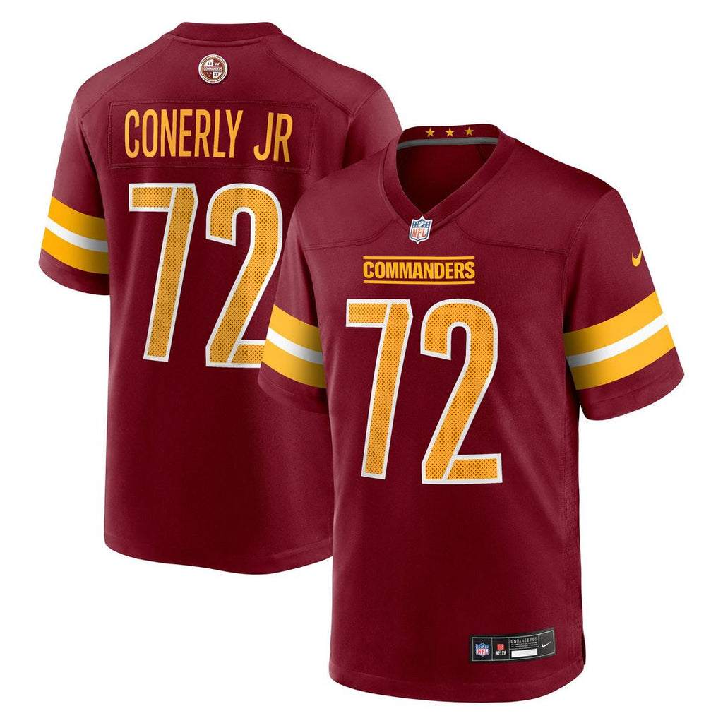 Washington Commanders Josh Conerly Jr. Nike Team Game Jersey - Burgundy