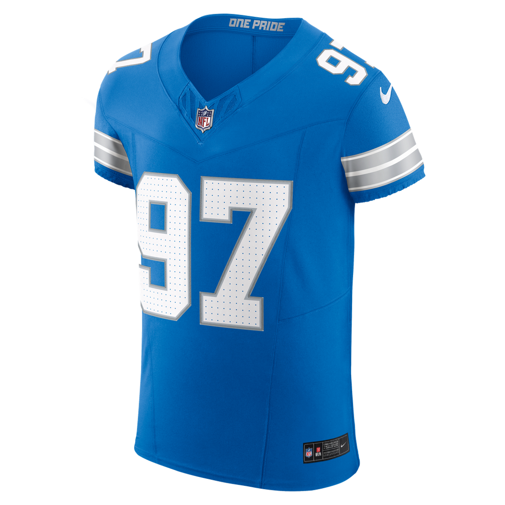 Detroit Lions Aidan Hutchinson Nike Alternate Vapor F.U.S.E. Elite Jersey - Black