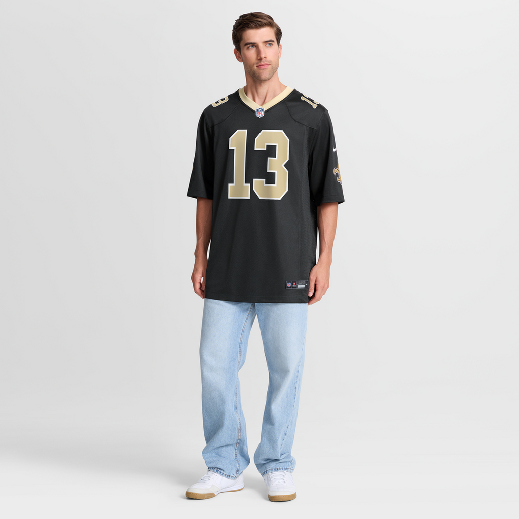 New Orleans Saints Velus Jones Jr. Nike Team Game Jersey - Black