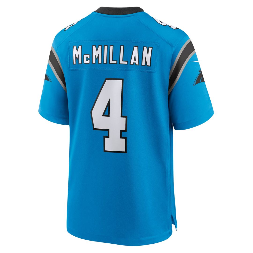 Carolina Panthers Tetairoa McMillan Nike Alternate Game Jersey - Blue
