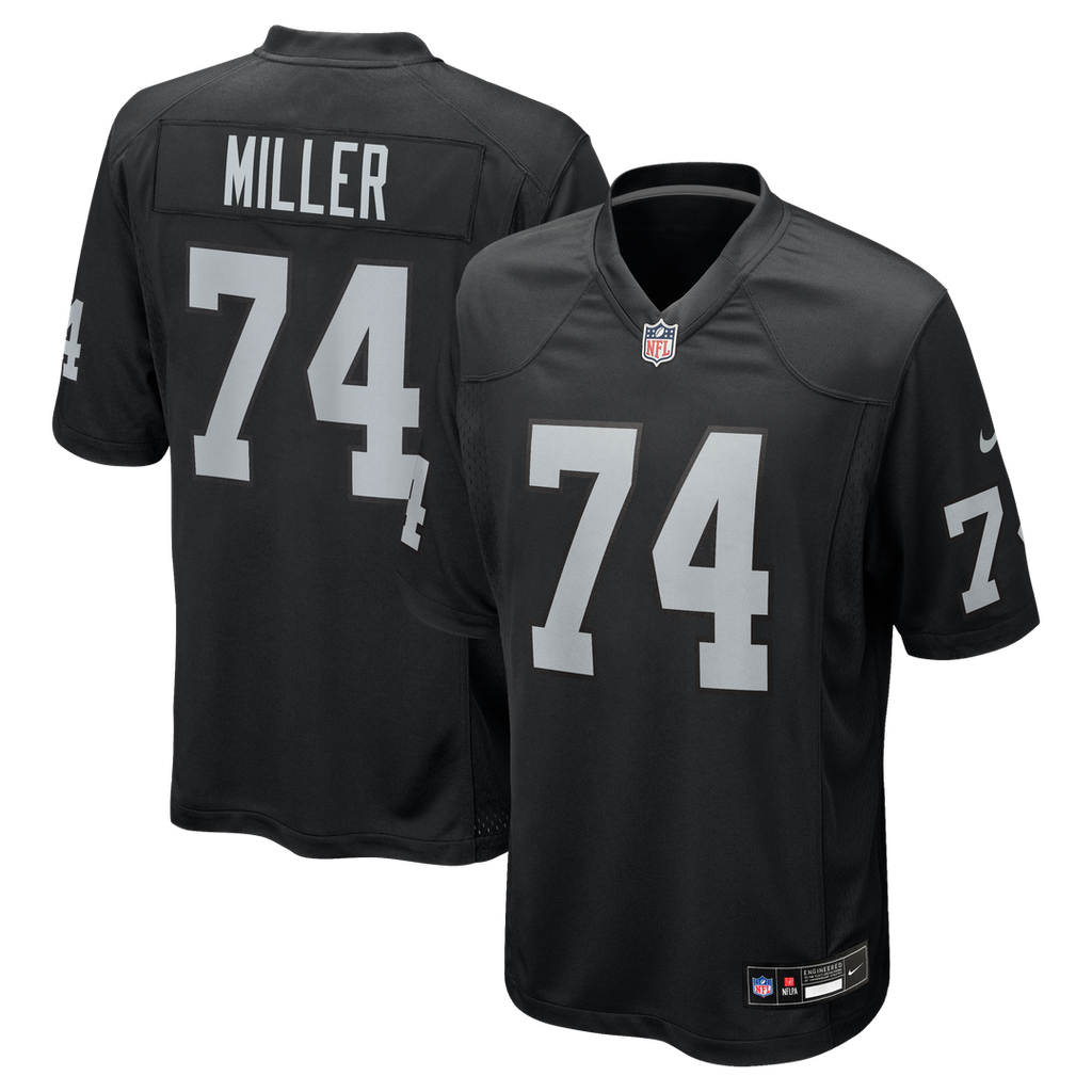 Las Vegas Raiders Kolton Miller Nike Game Jersey - Black