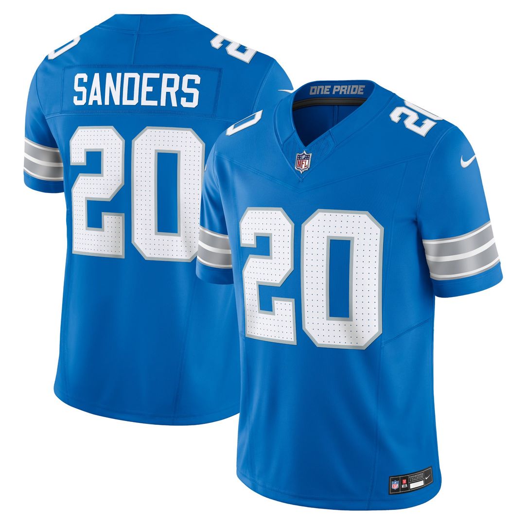 Detroit Lions Barry Sanders Nike Vapor F.U.S.E. Limited Jersey - Blue