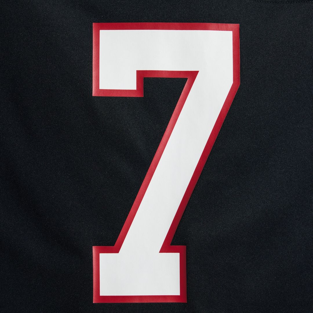 Atlanta Falcons Bijan Robinson Nike Throwback Game Jersey - Black