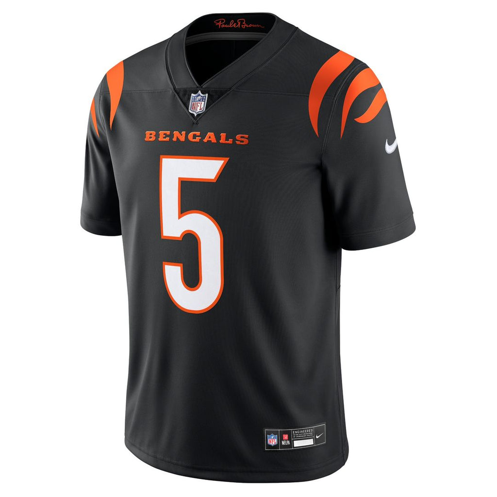 Cincinnati Bengals Tee Higgins Nike Vapor Untouchable Limited Jersey - Black