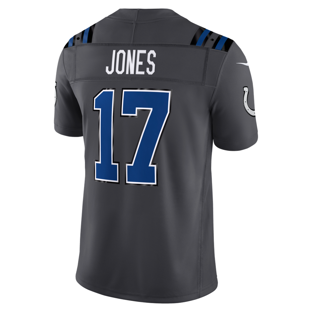 Indianapolis Colts Daniel Jones Nike 2026 Rivalries Collection Stitched Limited Jersey - Anthracite