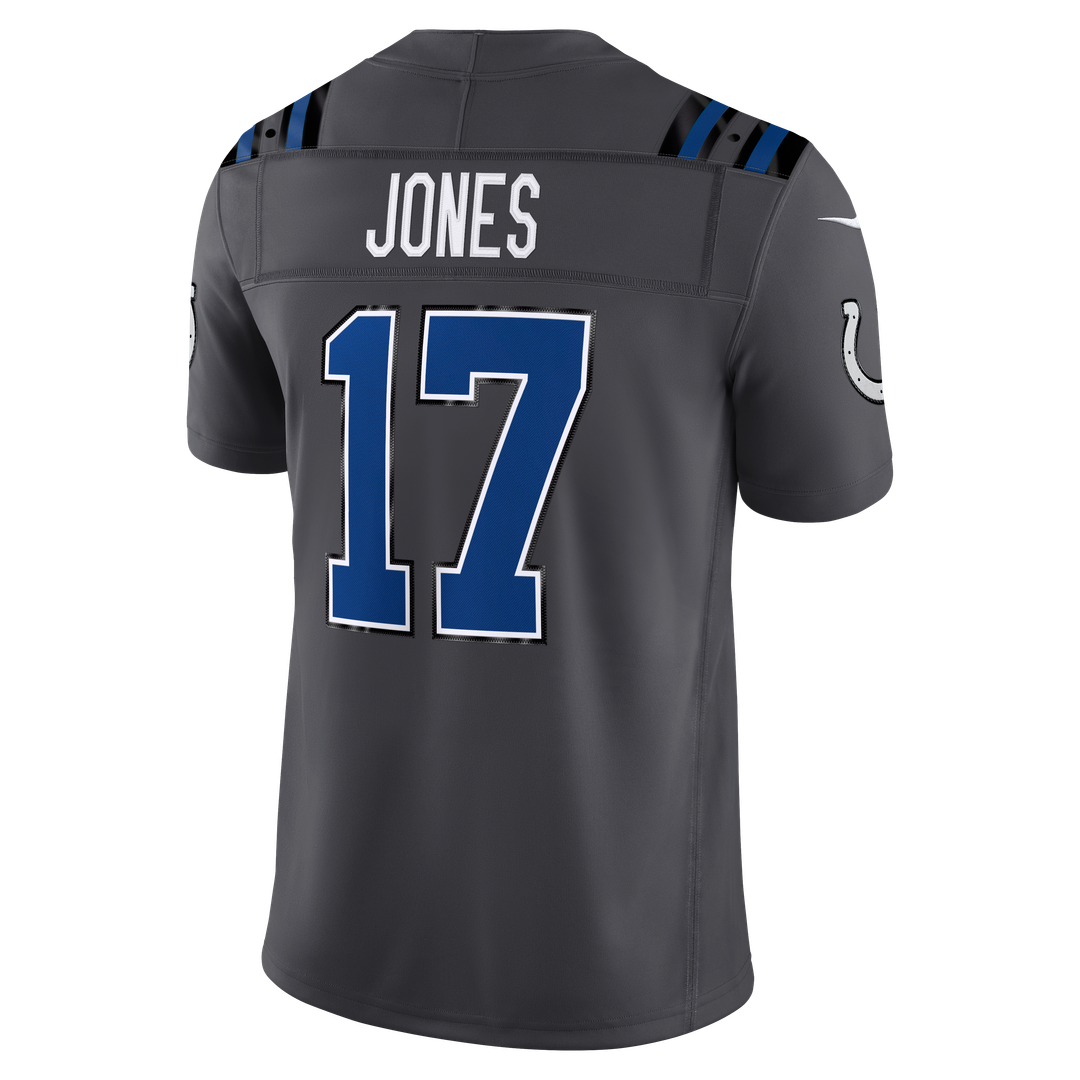 Indianapolis Colts Daniel Jones Nike 2026 Rivalries Collection Stitched Limited Jersey - Anthracite
