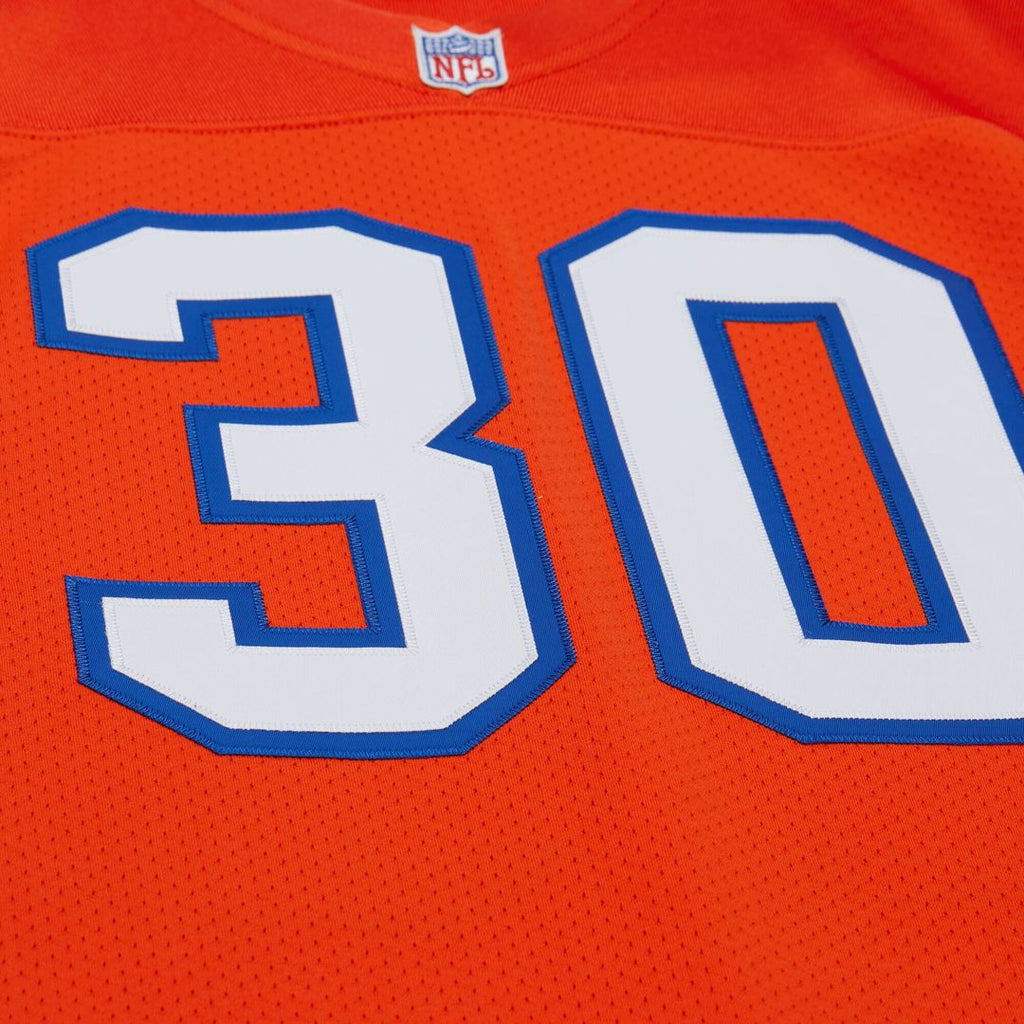Denver Broncos Terrell Davis Mitchell & Ness 1995 Authentic Throwback Retired Player Jersey - Orange