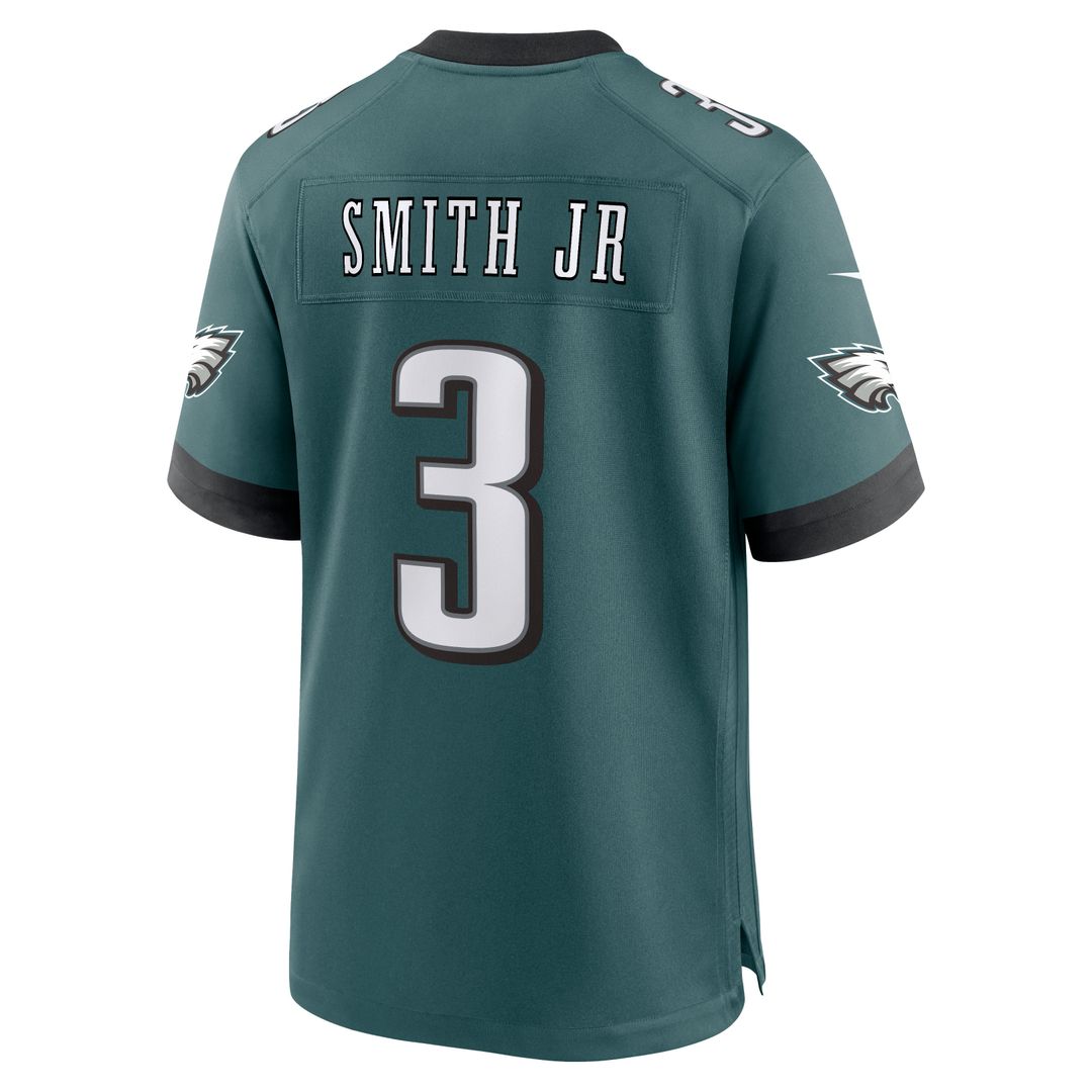 Philadelphia Eagles Nolan Smith Jr. Nike Team Game Jersey - Midnight Green