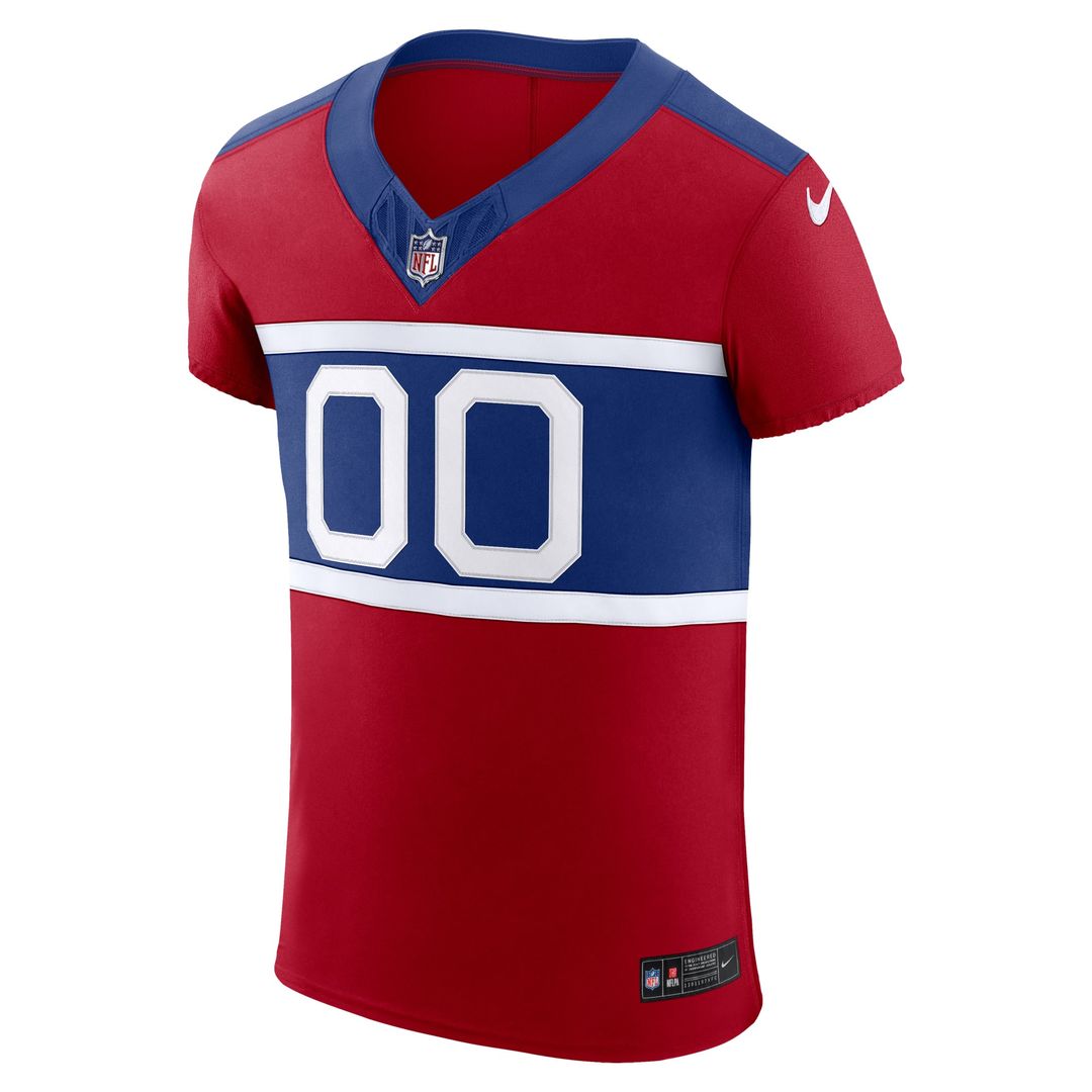 New York Giants Nike Alternate Vapor F.U.S.E. Elite Custom Jersey - Red