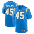 Los Angeles Chargers Tuli Tuipulotu Nike Team Game Jersey - Powder Blue