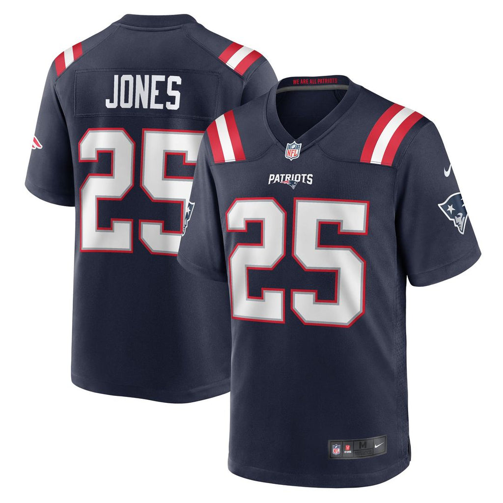 New England Patriots Marcus Jones Nike Game Player Jersey - Navy