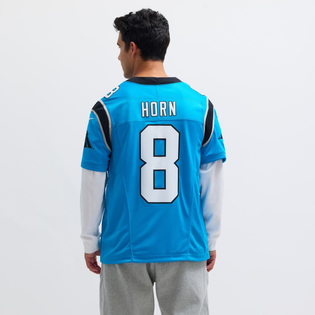 Carolina Panthers Jaycee Horn Nike Vapor F.U.S.E. Limited Jersey - Blue