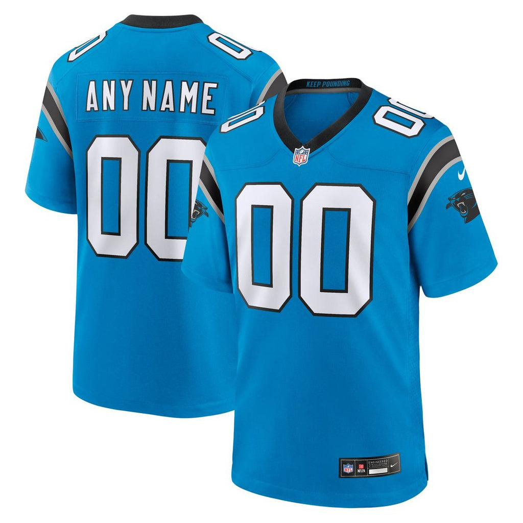 Carolina Panthers Nike Custom Game Jersey - Black