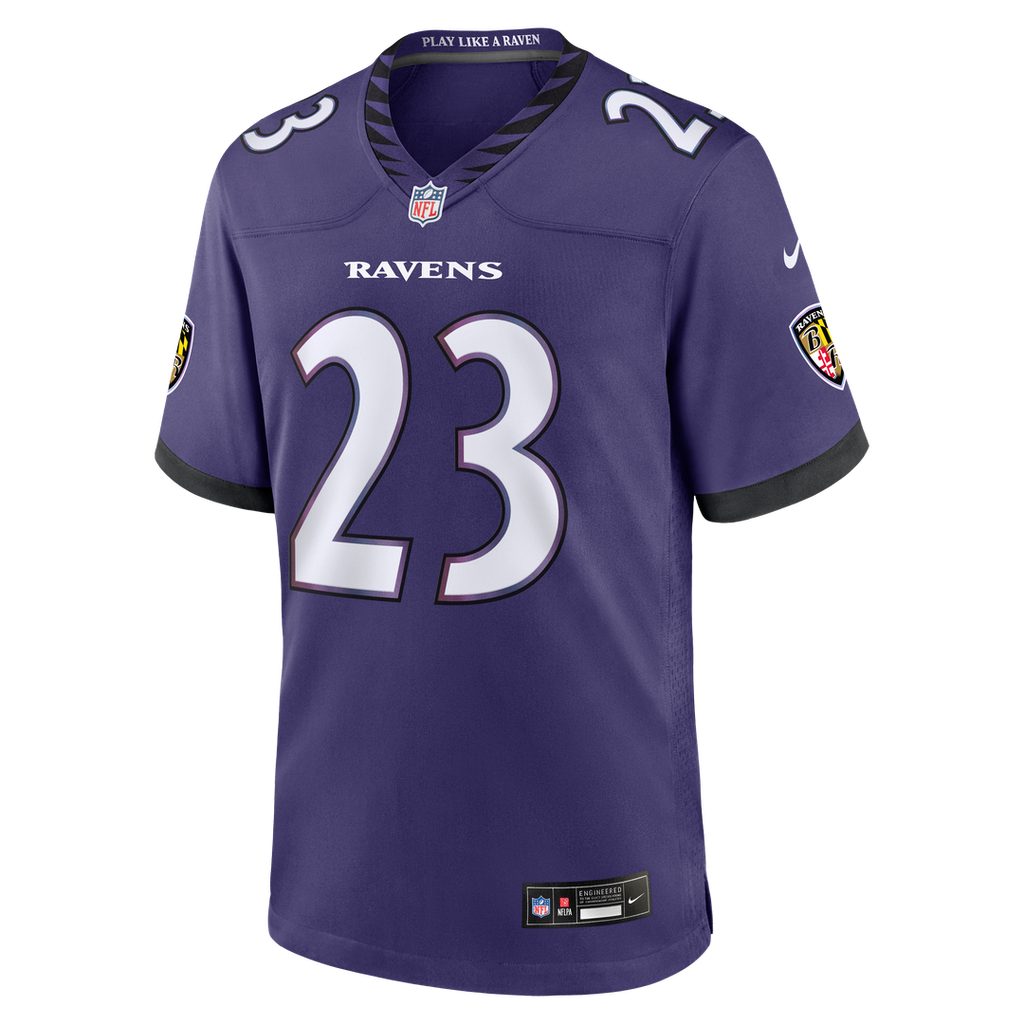 Baltimore Ravens Adam Randall Nike Team Game Jersey - Purple