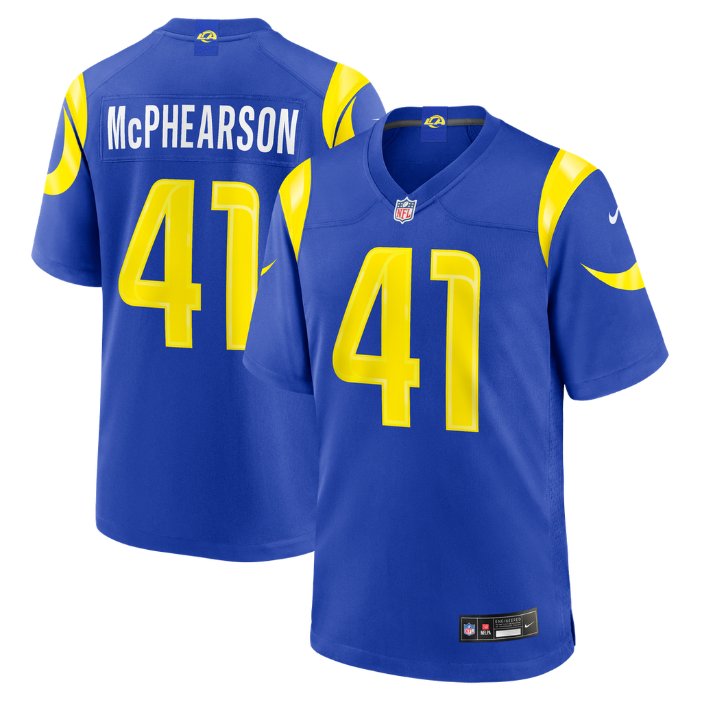 Los Angeles Rams Zech McPhearson Nike Team Game Jersey - Royal