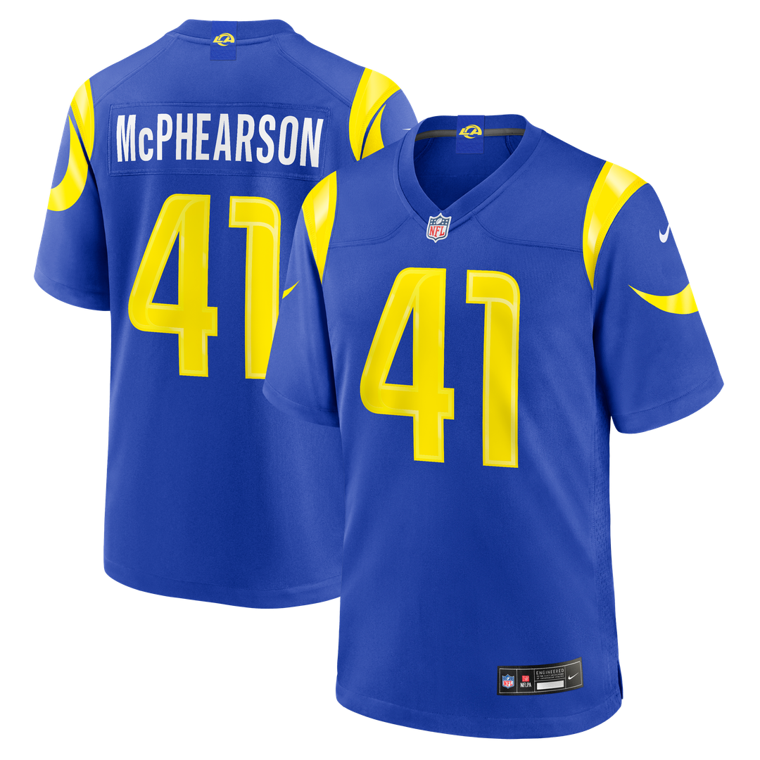 Los Angeles Rams Zech McPhearson Nike Team Game Jersey - Royal