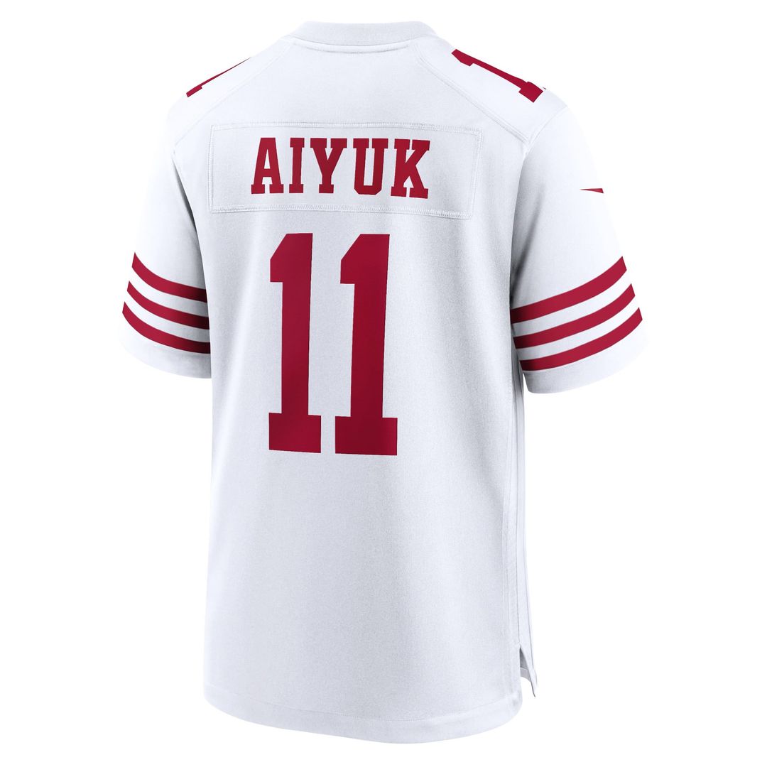 San Francisco 49ers Brandon Aiyuk Nike Team Player Game Jersey - Scarlet