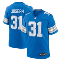 Detroit Lions Kerby Joseph Nike Team Game Jersey - Blue