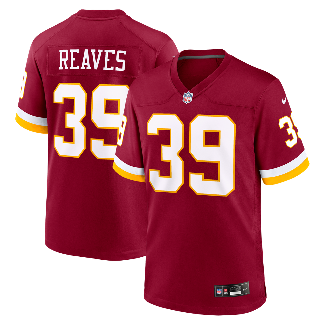 Washington Commanders Jeremy Reaves Nike Game Jersey - Burgundy