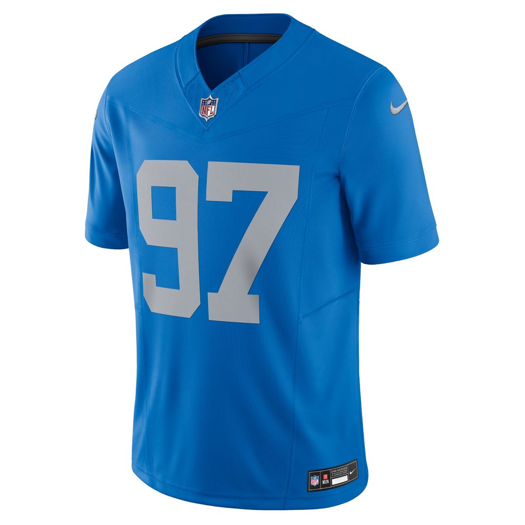 Detroit Lions Aidan Hutchinson Nike 2nd Alternate Vapor F.U.S.E. Limited Jersey - Black