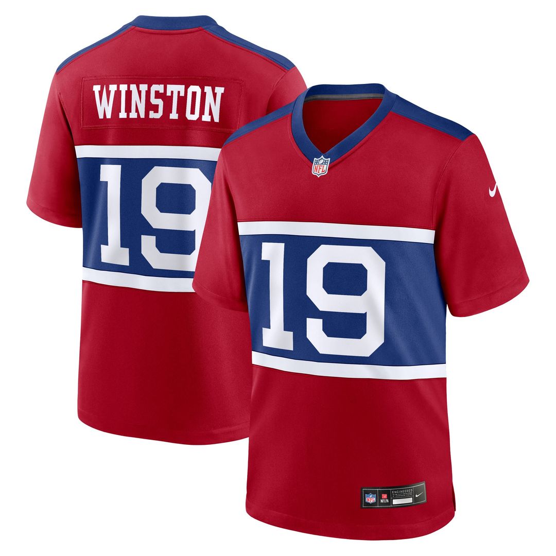 New York Giants Jameis Winston Nike Team Game Jersey - Royal