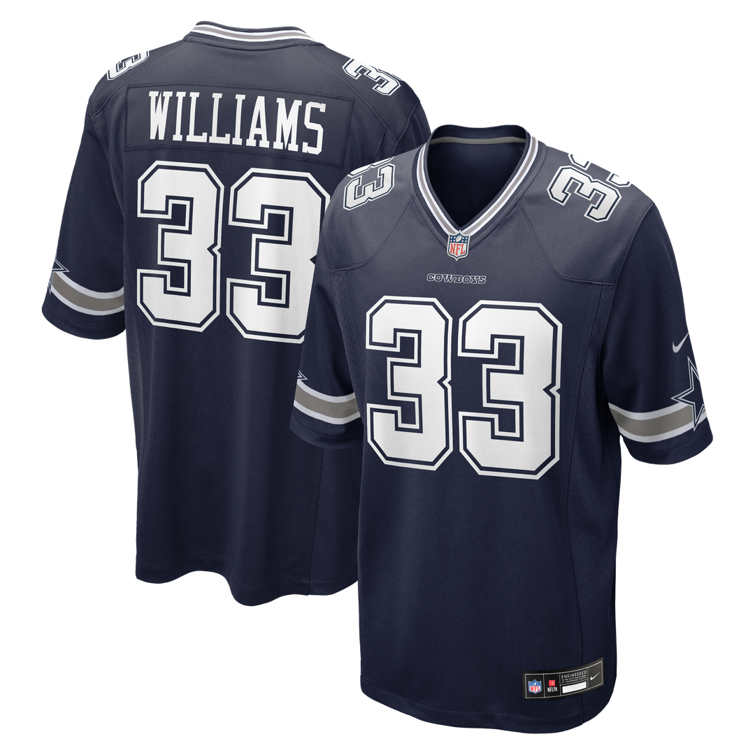 Dallas Cowboys Javonte Williams Nike Team Game Jersey - Navy