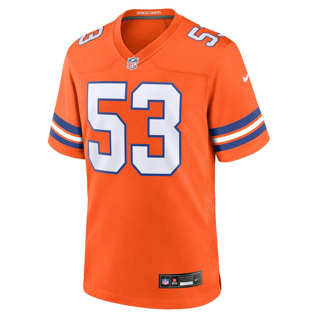 Denver Broncos Randy Gradishar Nike Retired Player Alternate Game Jersey - Orange