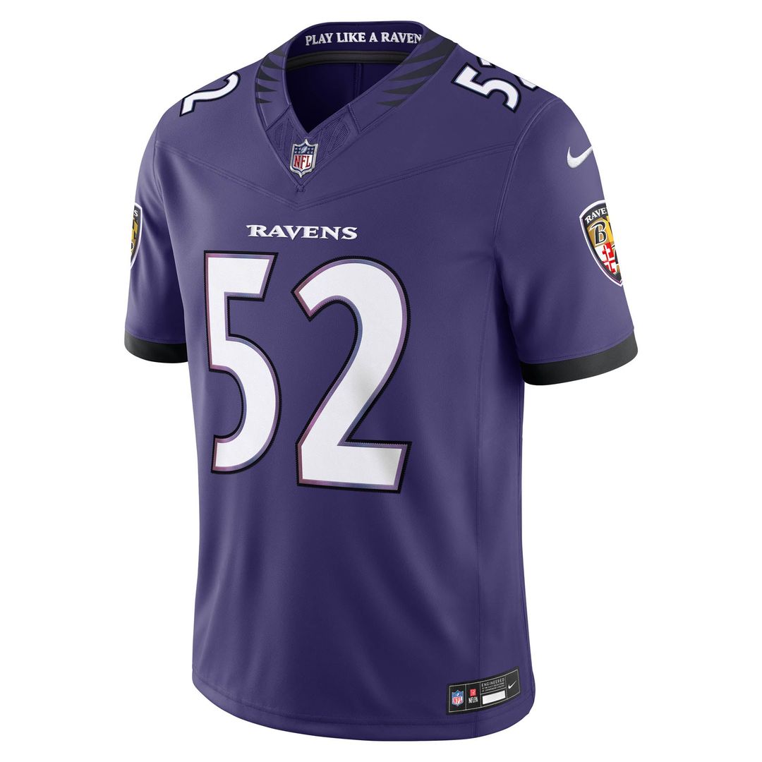 Baltimore Ravens Ray Lewis Nike Alternate Vapor F.U.S.E. Stitched Retired Player Limited Jersey - Black
