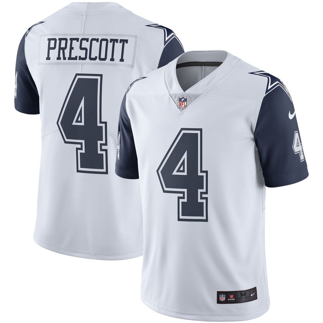 Dallas Cowboys Dak Prescott Nike Vapor Limited Player Jersey - Navy