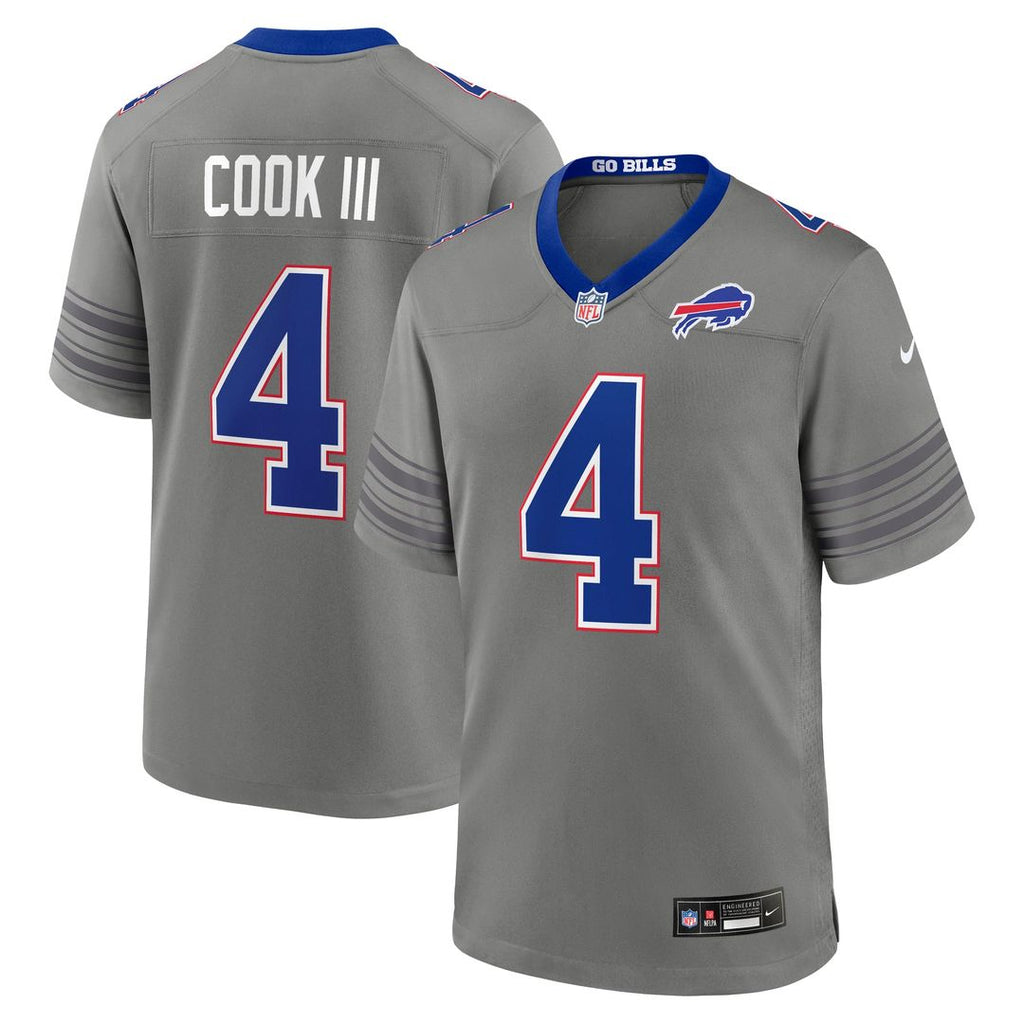Buffalo Bills James Cook III Nike Nickel City Game Jersey - Gray