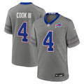 Buffalo Bills James Cook III Nike Nickel City Game Jersey - Gray