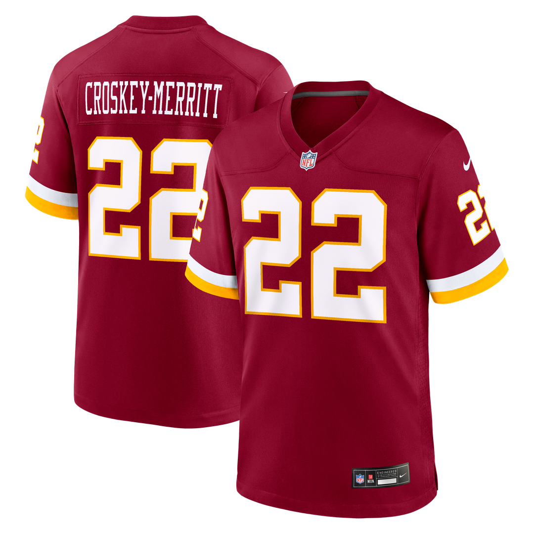 Washington Commanders Jacory Croskey-Merritt Nike Game Super Bowl Era Jersey - White