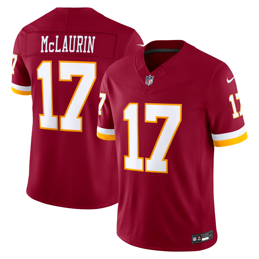 Washington Commanders Terry McLaurin Nike Team Vapor F.U.S.E. Stitched Limited Jersey - Burgundy