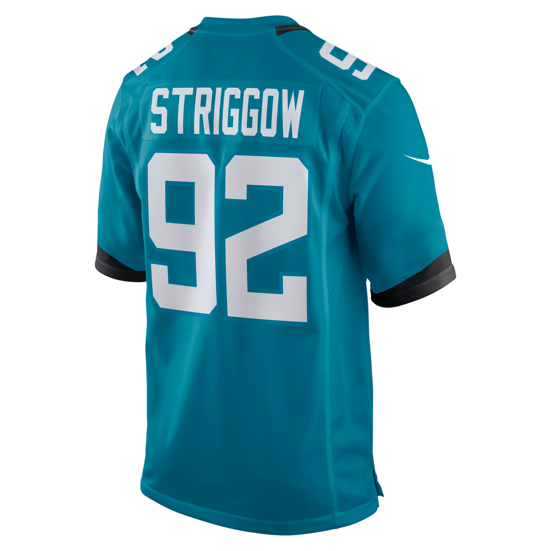 Jacksonville Jaguars Danny Striggow Nike Team Game Jersey - Teal