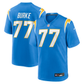 Los Angeles Chargers Travis Burke Nike Team Game Jersey - Powder Blue