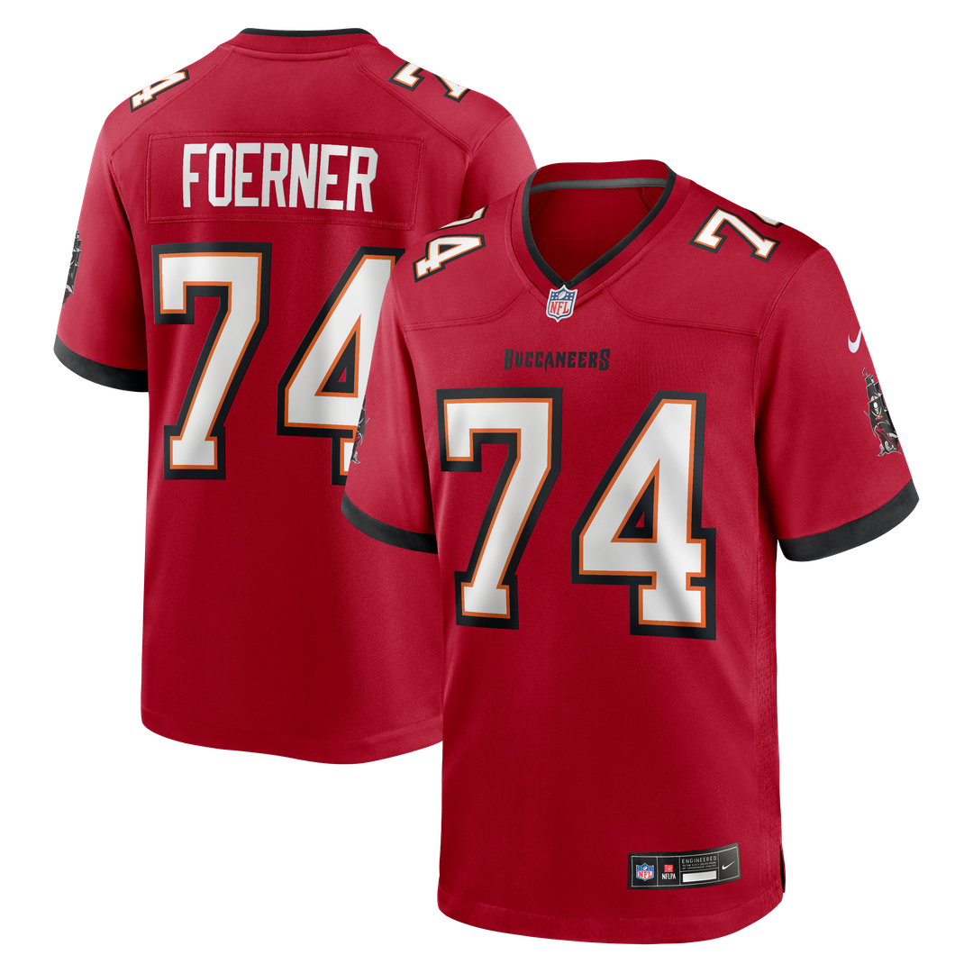 Tampa Bay Buccaneers Marshall Foerner Nike Team Game Jersey - Red