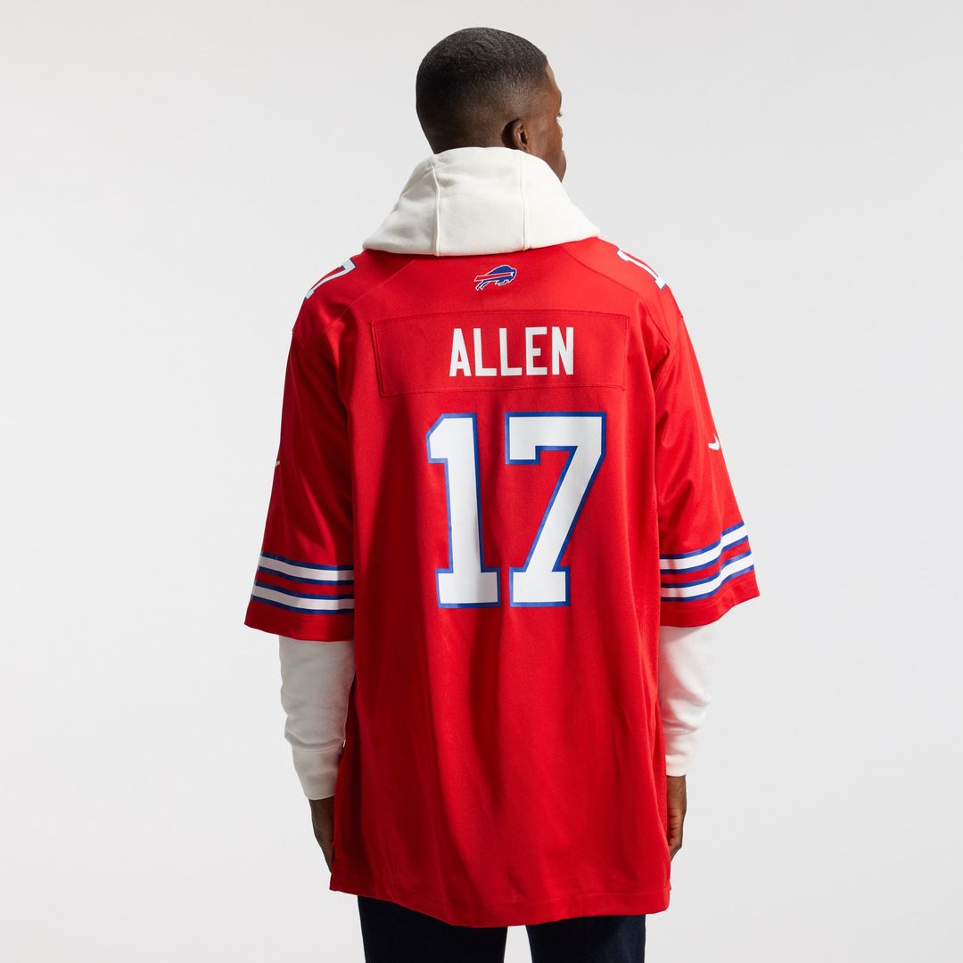 Buffalo Bills Josh Allen Nike Nickel City Game Jersey - Gray