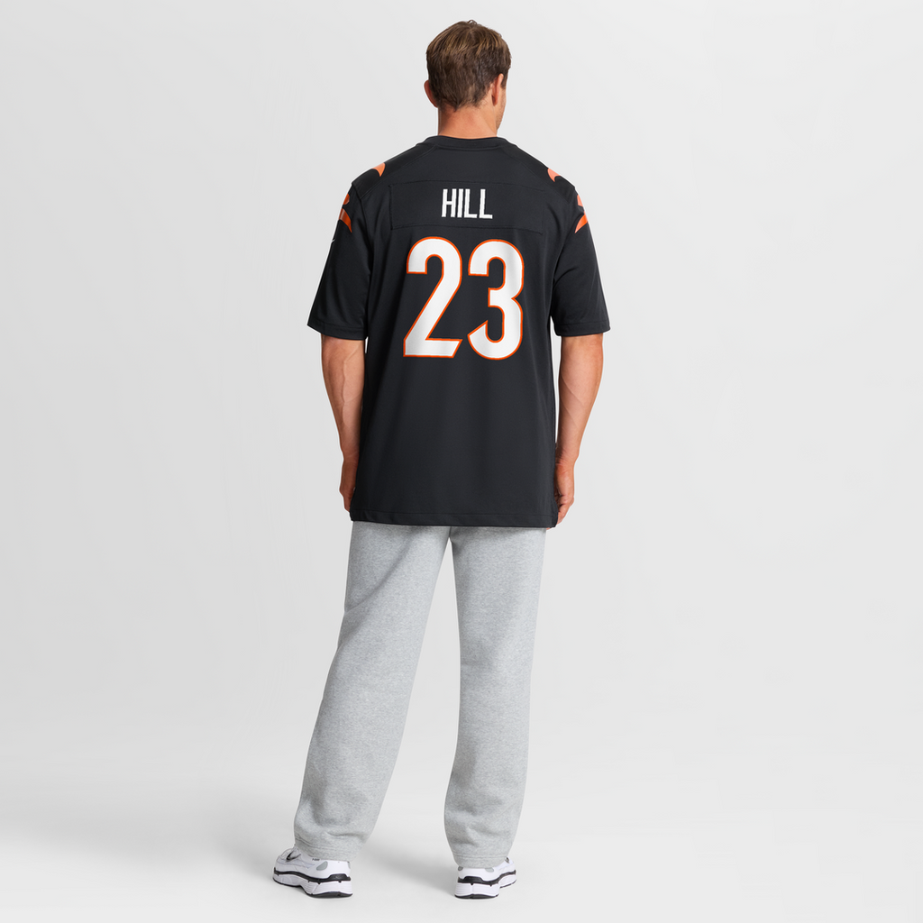 Cincinnati Bengals Daxton Hill Nike Player Game Jersey - Black