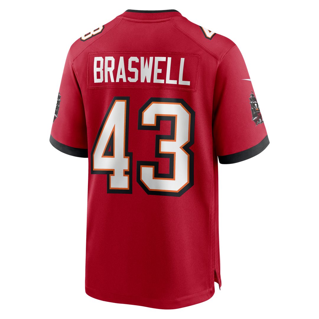 Tampa Bay Buccaneers Chris Braswell Nike Game Jersey - Red