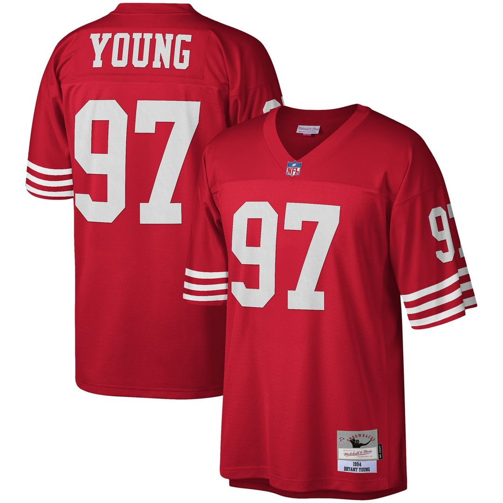 San Francisco 49ers Bryant Young Mitchell & Ness Legacy Replica Jersey - Scarlet