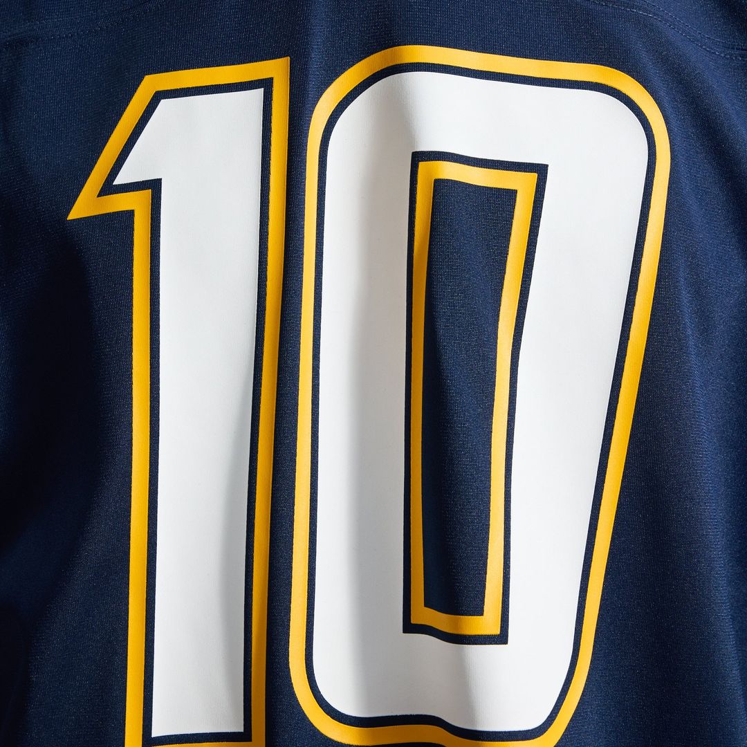 Los Angeles Chargers Justin Herbert Nike Alternate Super Chargers Game Player Jersey - Navy