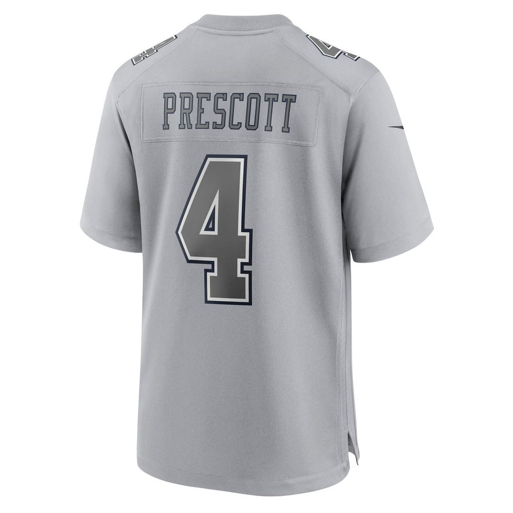 Dallas Cowboys Dak Prescott Nike Atmosphere Fashion Game Jersey - Gray