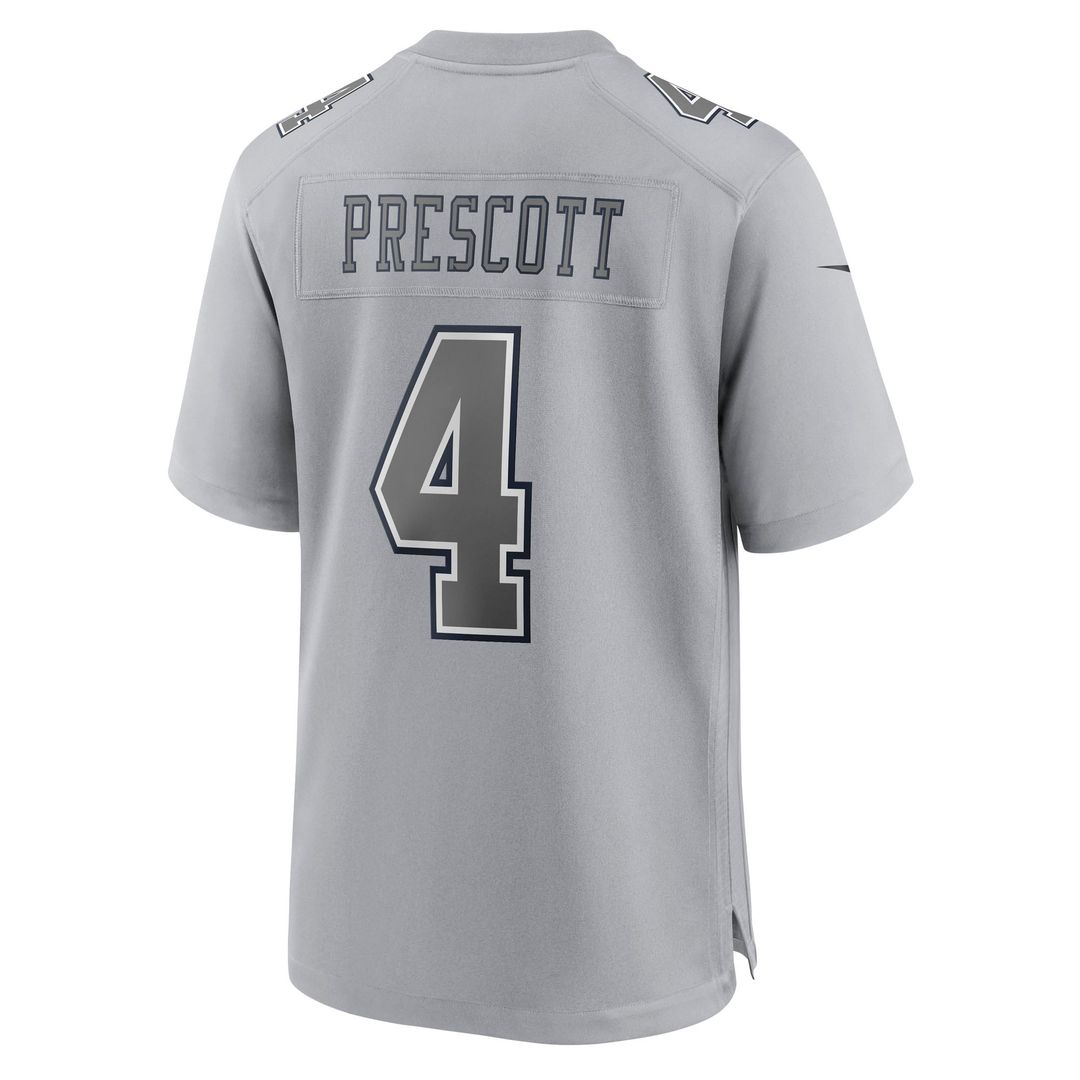 Dallas Cowboys Dak Prescott Nike Atmosphere Fashion Game Jersey - Gray