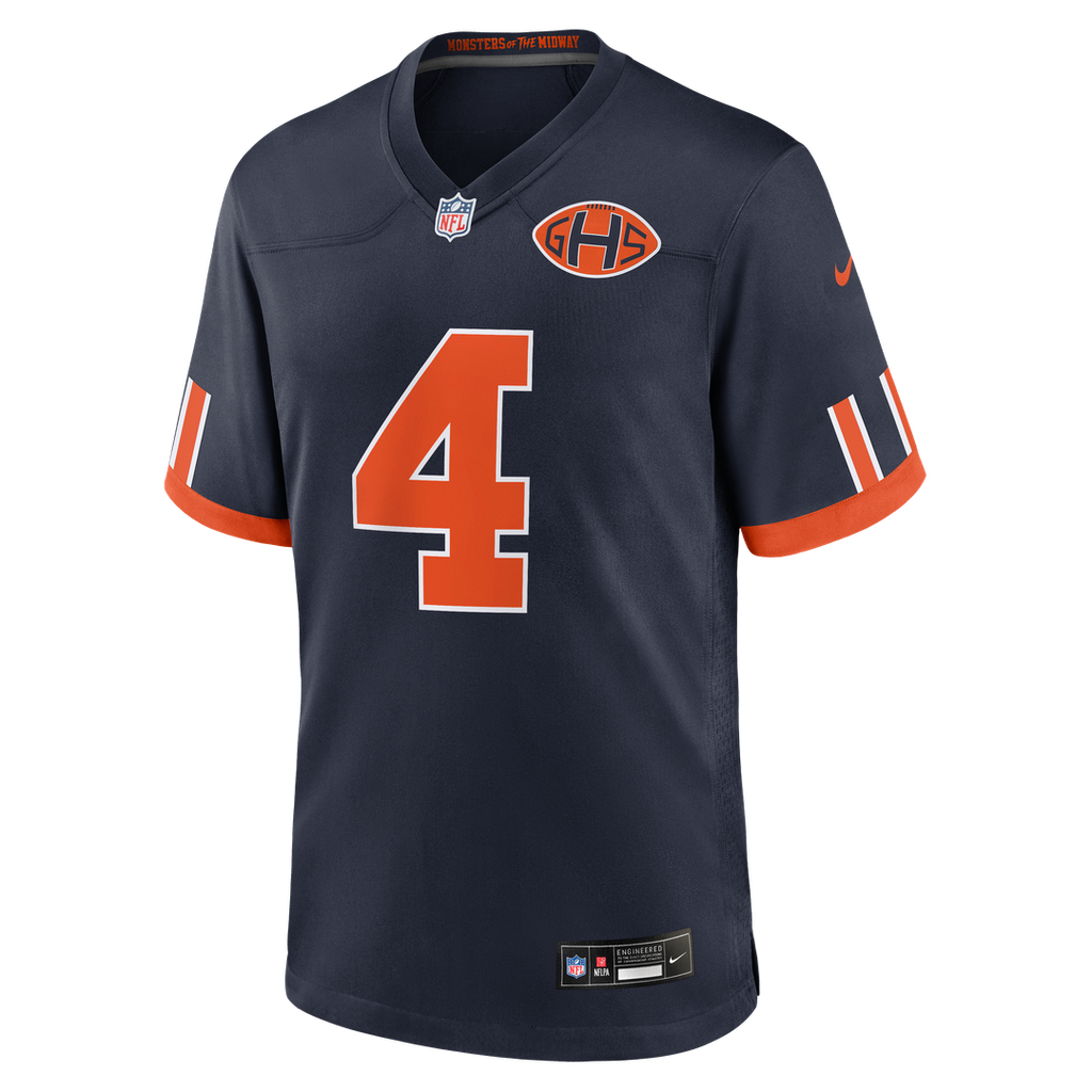 Chicago Bears D'Andre Swift Nike 2026 Rivalries Collection Game Jersey - Navy