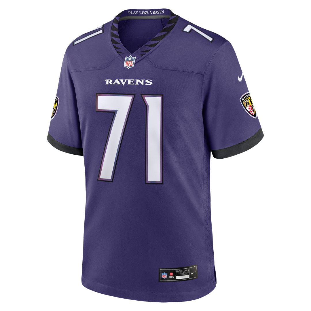 Baltimore Ravens Olaivavega Ioane Nike Team Game Jersey - Purple