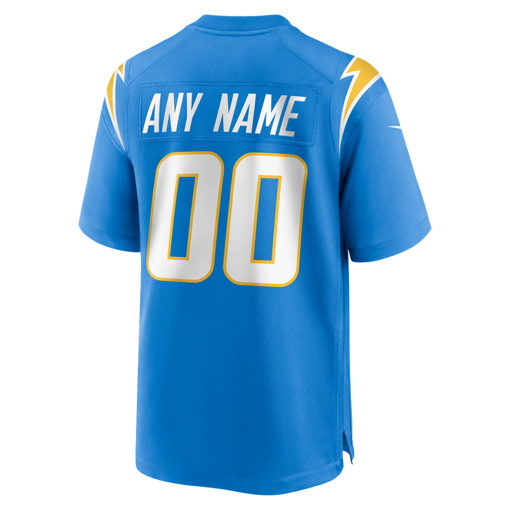 Los Angeles Chargers Nike Alternate Super Chargers Game Custom Jersey - Navy