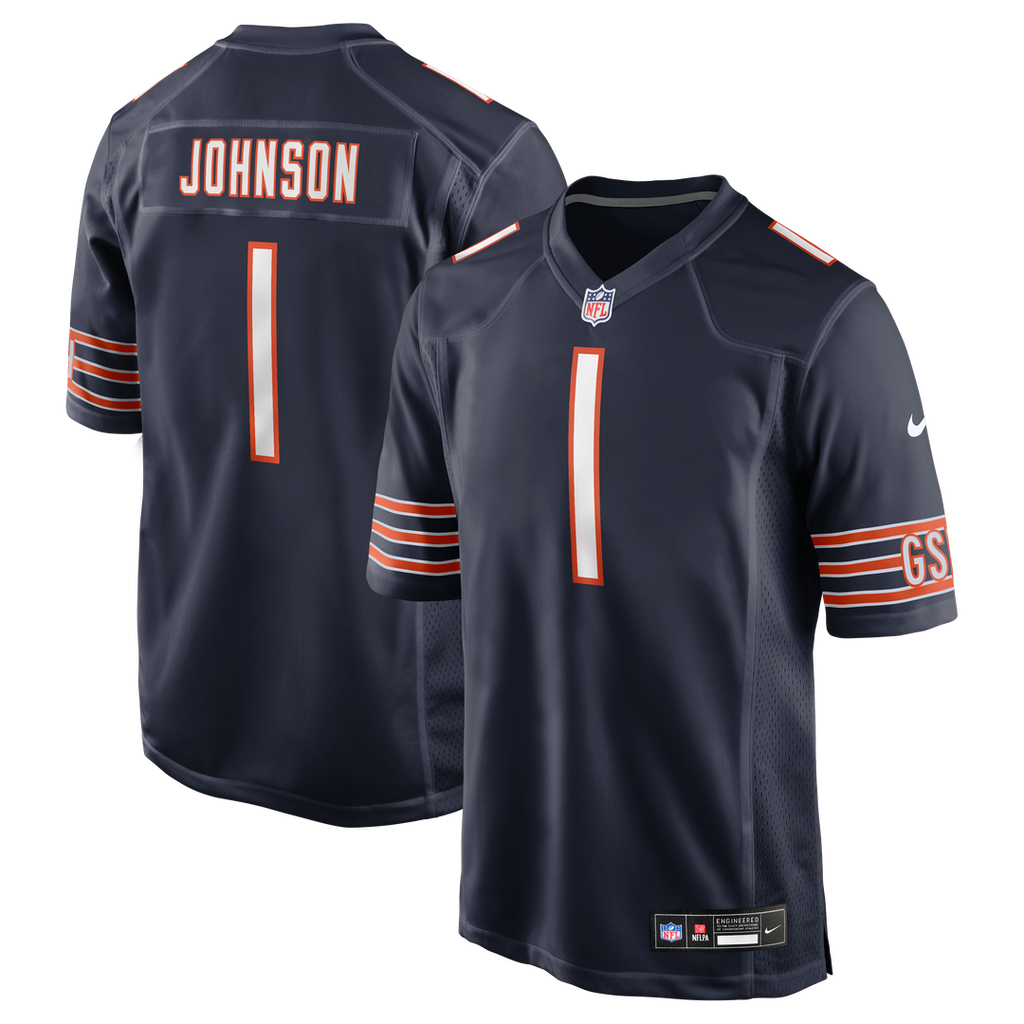 Chicago Bears Jaylon Johnson Nike Game Jersey - Navy