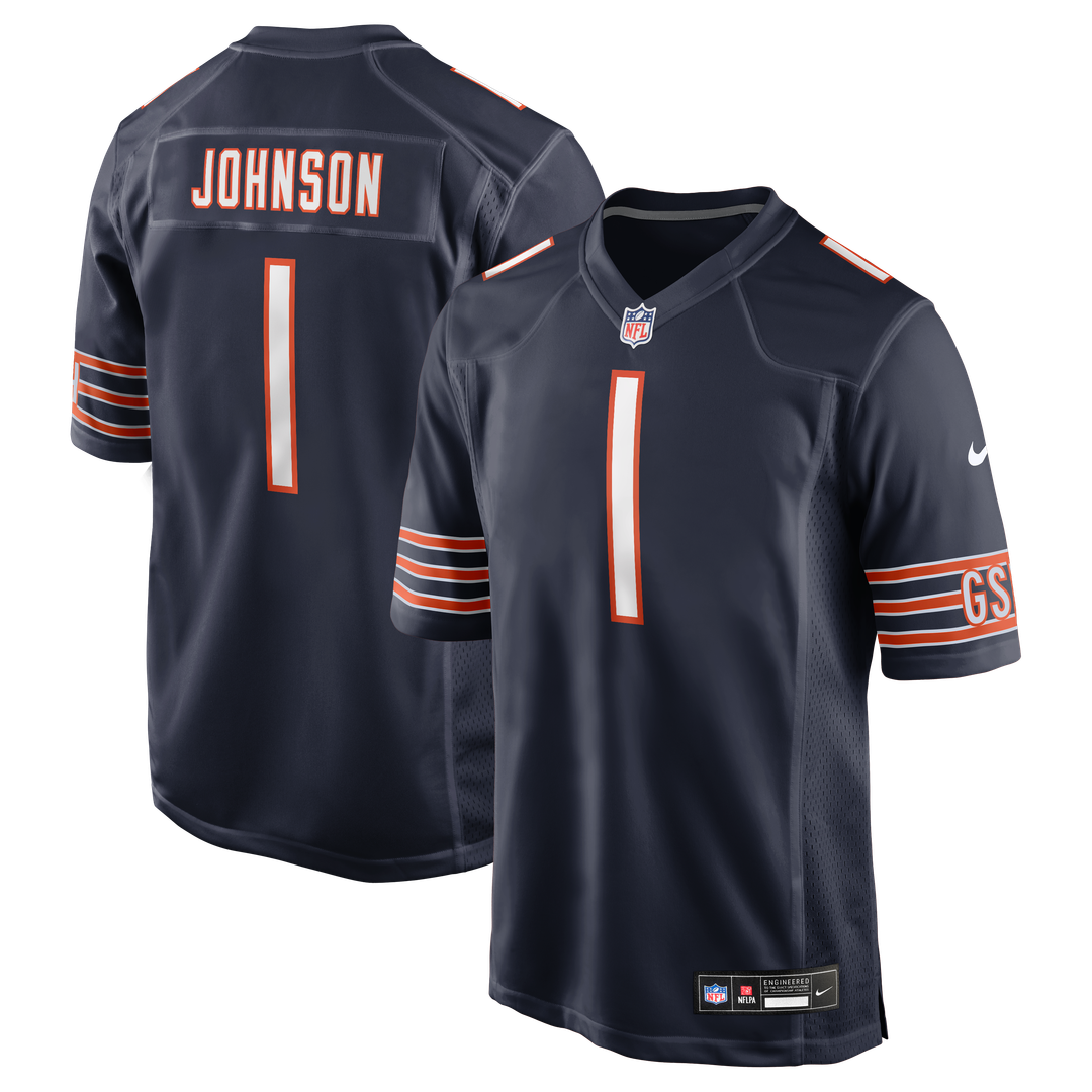 Chicago Bears Jaylon Johnson Nike Game Jersey - Navy
